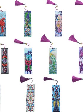 Diamond Painting Bookmark 5D DIY Special Shaped Diamond Art