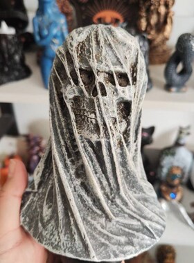 Veil Death Skull Home Decoration Interior art tabletop decor