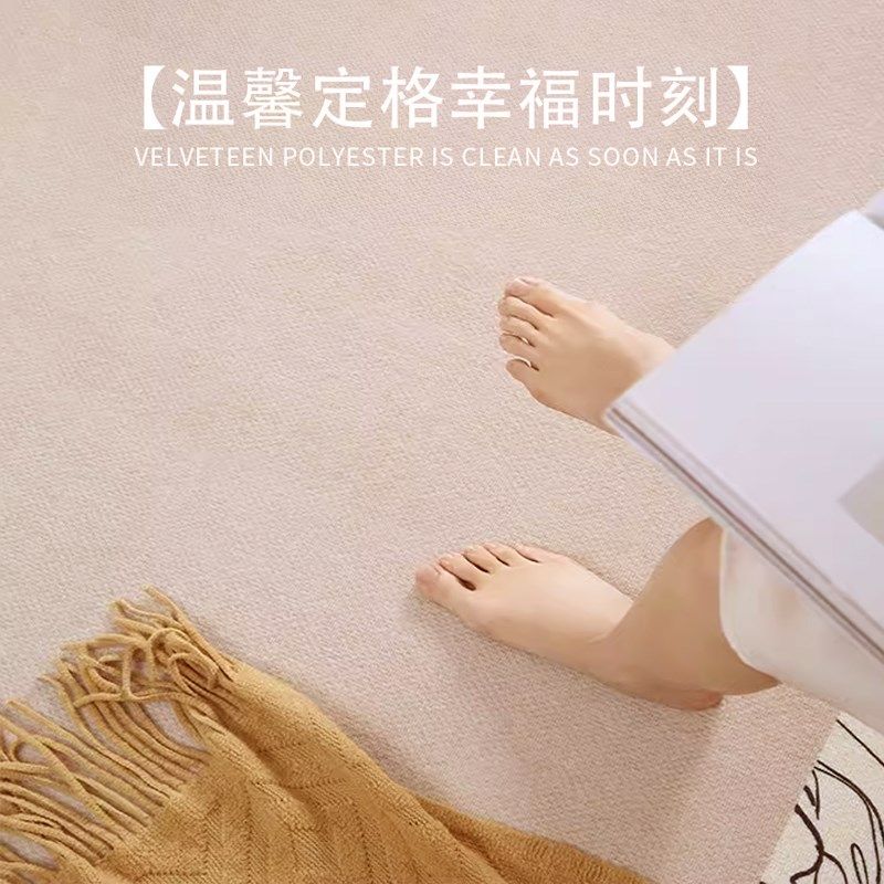 法式复古异形地毯客厅20新款奶油风免打理沙发茶几亚麻地垫卧室,淘宝优惠券,粉丝福利购,淘宝优惠卷
