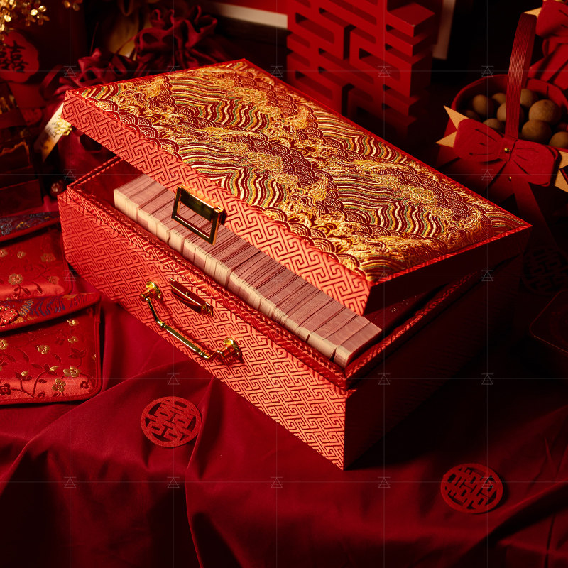 定亲结婚订婚礼金箱彩礼箱子高端装三金聘礼礼金盒用品大全2030万,淘宝优惠券,粉丝福利购,淘宝优惠卷