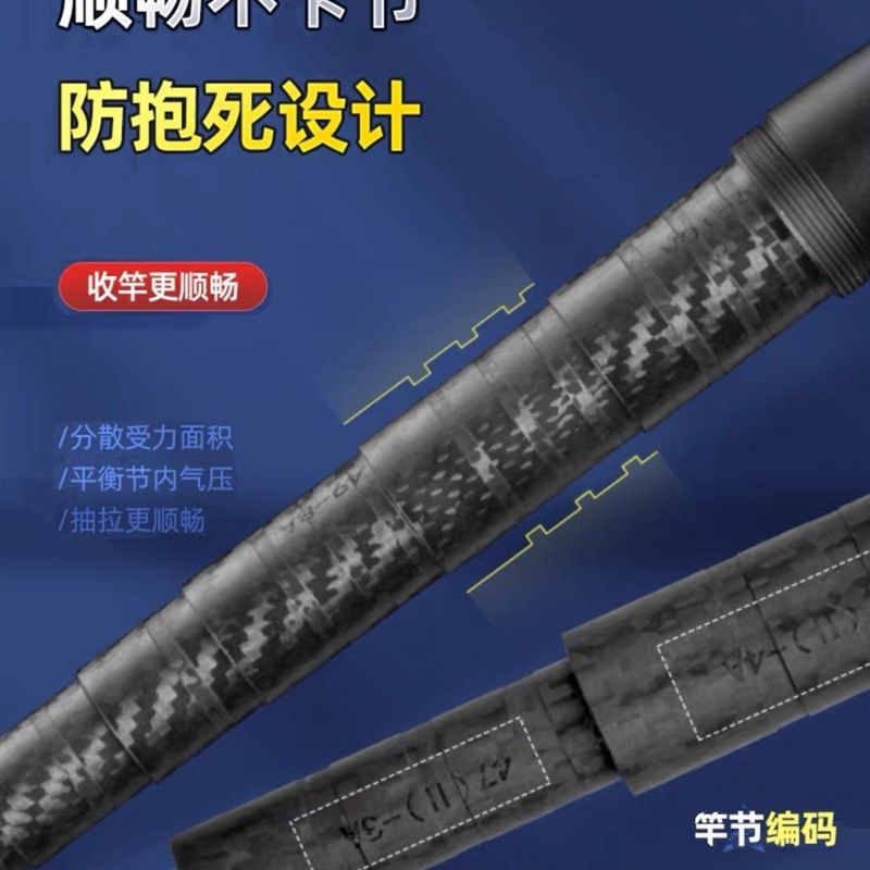 一笔一K9高碳长节手竿炮杆传统钓竿泡沫逗钓竿大炮杆超轻超硬竿,淘宝优惠券,粉丝福利购,淘宝优惠卷
