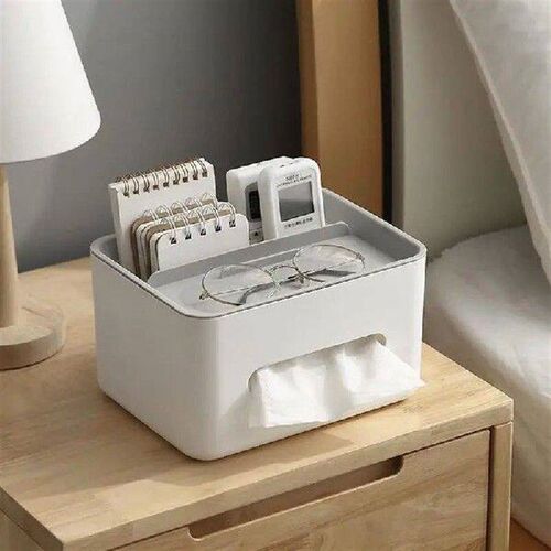 New Tissue Box Napkin Holder Remote Control Storage Desk - 图3