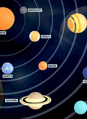 Simulation The Solar System Figurine Cosmic Planet Universe