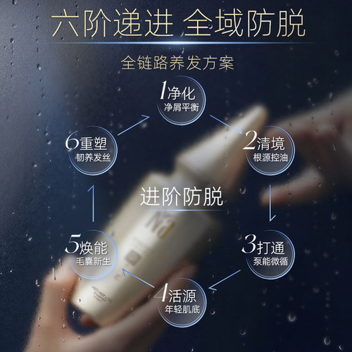 Na防脱洗发水头皮抗衰二裂酵母侧柏叶精华丰盈固发强韧防断发育发 - 图0