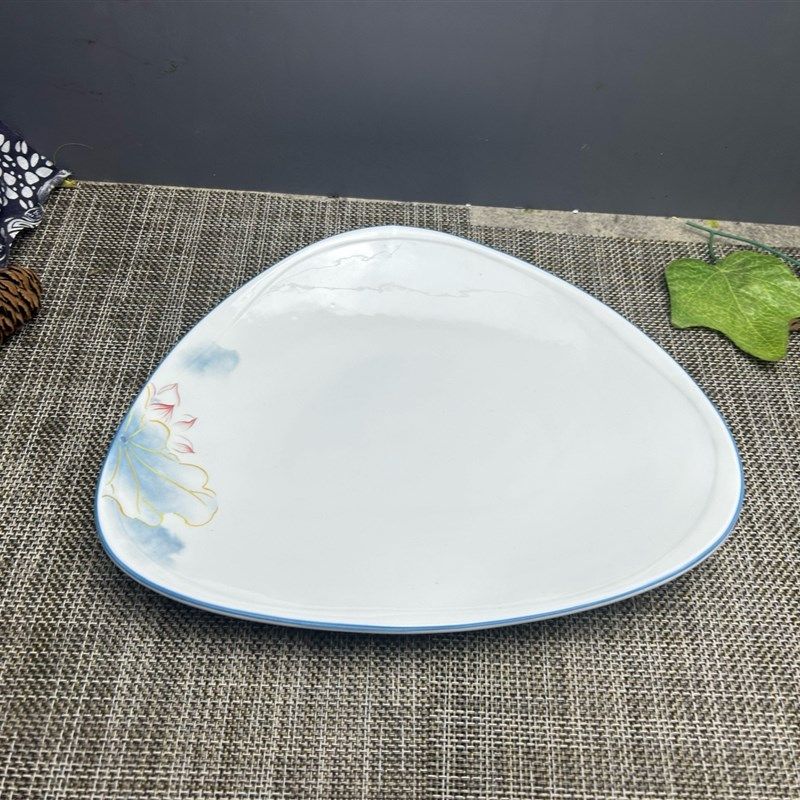 异形盘子菜盘商用家用菜碟子陶瓷餐盘酒店餐具饭店专用凉菜盘炒菜,淘宝优惠券,粉丝福利购,淘宝优惠卷