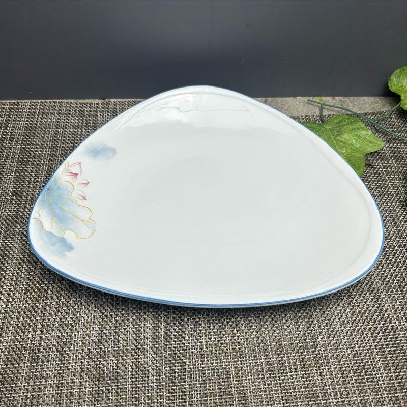 异形盘子菜盘商用家用菜碟子陶瓷餐盘酒店餐具饭店专用凉菜盘炒菜,淘宝优惠券,粉丝福利购,淘宝优惠卷