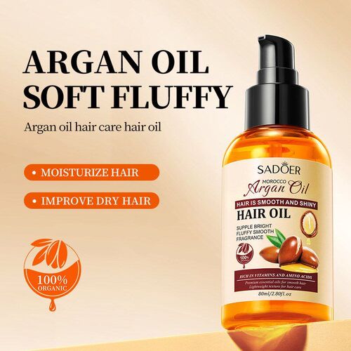 Morocco Argan Oil Smooth Shiny Nourish Repair Damaged Hair - 图2