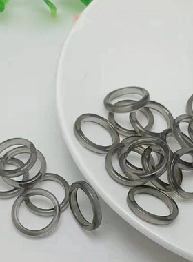 2Pcs Acrylic Cute Rings Set Colorful Rings Transparent Stack