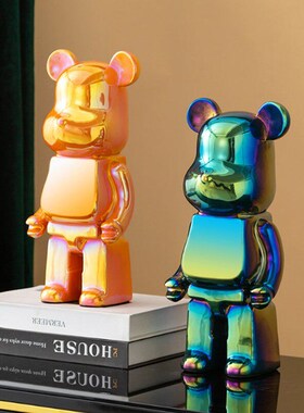 Bearbrick Statue Desk Accessories Bedroom Decoration Home an
