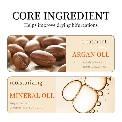 Morocco Argan Oil Smooth Shiny Nourish Repair Damaged Hair - 图3