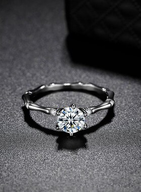 Personality rend Simple  Sterling Silver Color Platinum-plat