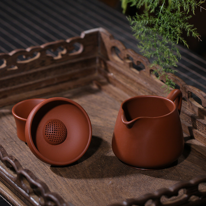 公道杯分茶器公杯宜兴紫砂功夫茶具配茶漏创意套装茶道配件过滤网,淘宝优惠券,粉丝福利购,淘宝优惠卷
