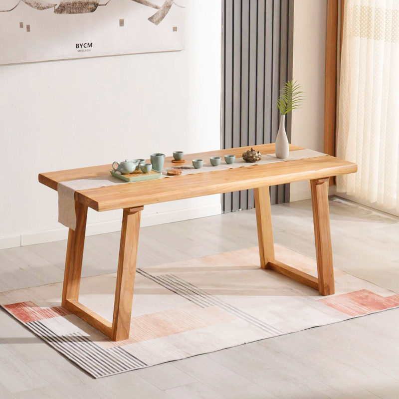 老榆木门板茶桌实木桌子书桌复古风化茶桌椅民宿饭店餐桌定制,淘宝优惠券,粉丝福利购,淘宝优惠卷