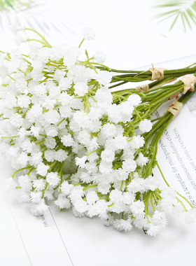 20cm White Gypsophila Artificial Flowers Wedding DIY Bouquet