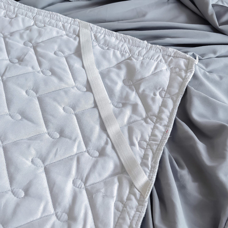 欧式夹棉磨毛床裙床罩单件家用防滑1.5米1.8花边床套防尘床围四季,淘宝优惠券,粉丝福利购,淘宝优惠卷