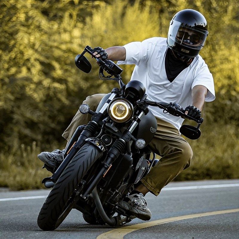 凯旋Bobber长江bobbie400 700改装LED 双光透镜大灯 复古圆灯总成,淘宝优惠券,粉丝福利购,淘宝优惠卷