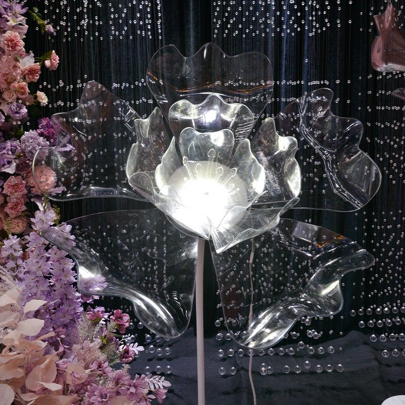 婚庆道具新款发光路引灯t台铁艺婚礼舞台场景装饰背景水晶花路引,淘宝优惠券,粉丝福利购,淘宝优惠卷