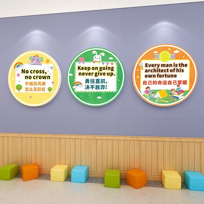 英语角教室布置装饰幼儿园环创培训机构走廊背景墙面班级文化墙贴,淘宝优惠券,粉丝福利购,淘宝优惠卷
