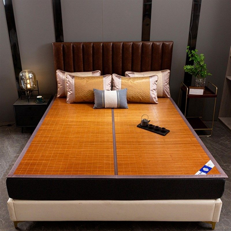 新款竹席凉席夏季折叠双面两用竹子空调宿舍冰丝夏天家庭专用席子,淘宝优惠券,粉丝福利购,淘宝优惠卷