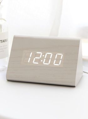 LED时钟办公室电脑桌面工位书桌电竞房间布置装饰品摆件家居好物