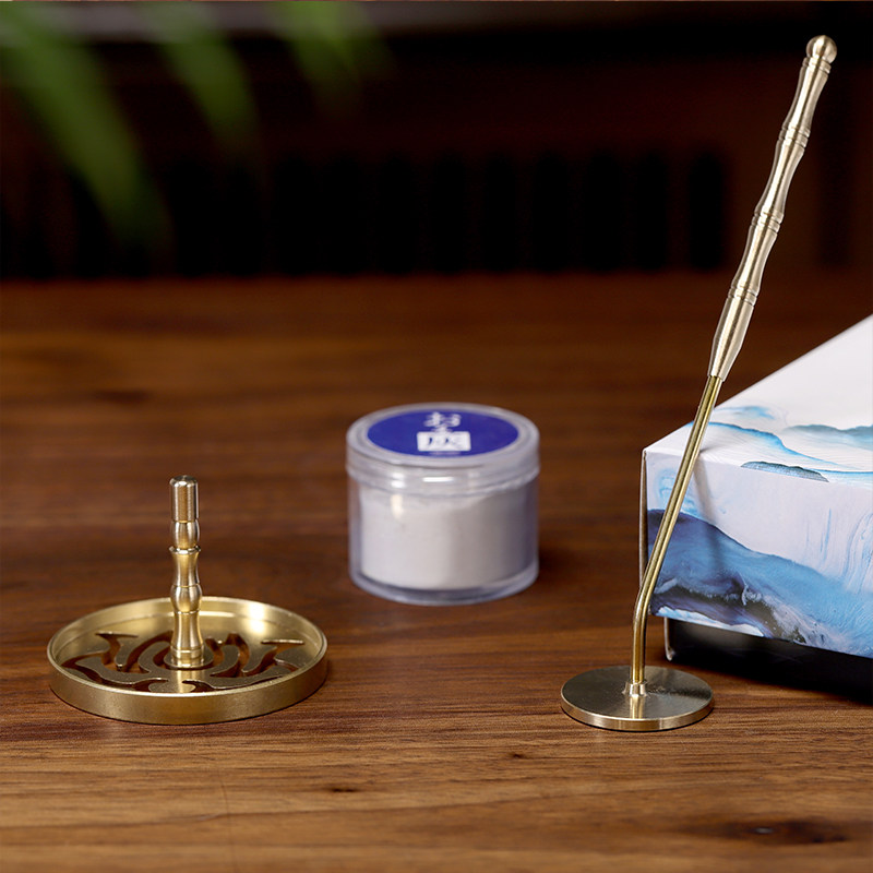 香篆香印黄铜香道工具套装打拓香灰香勺香扫香匙八件套入门香工具,淘宝优惠券,粉丝福利购,淘宝优惠卷