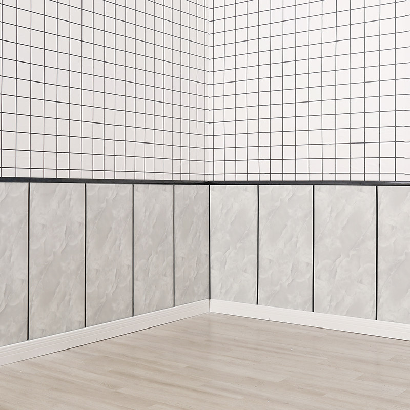 自粘瓷砖贴纸防水防撞墙裙墙围翻新墙纸自粘仿大理石护墙板背景墙,淘宝优惠券,粉丝福利购,淘宝优惠卷