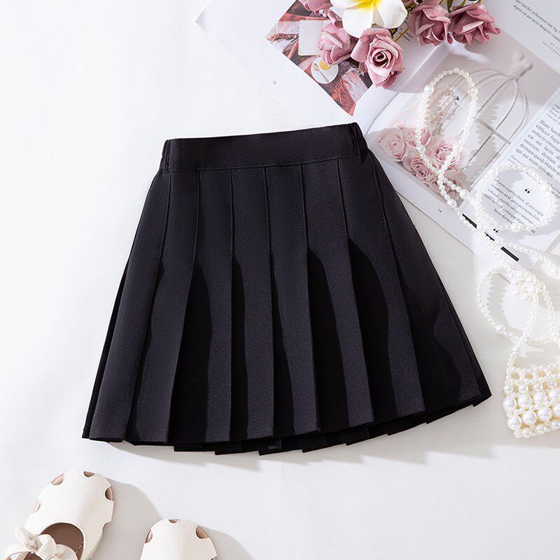 女童半身百褶裙春秋夏季儿童学院风JK制服裙子学生防走光校服短裙,淘宝优惠券,粉丝福利购,淘宝优惠卷