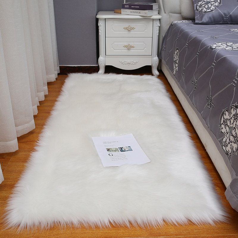 奢品羊北欧长毛绒衣帽间地毯床边毯茶几垫仿羊毛地垫轻奢毛毛定制,淘宝优惠券,粉丝福利购,淘宝优惠卷