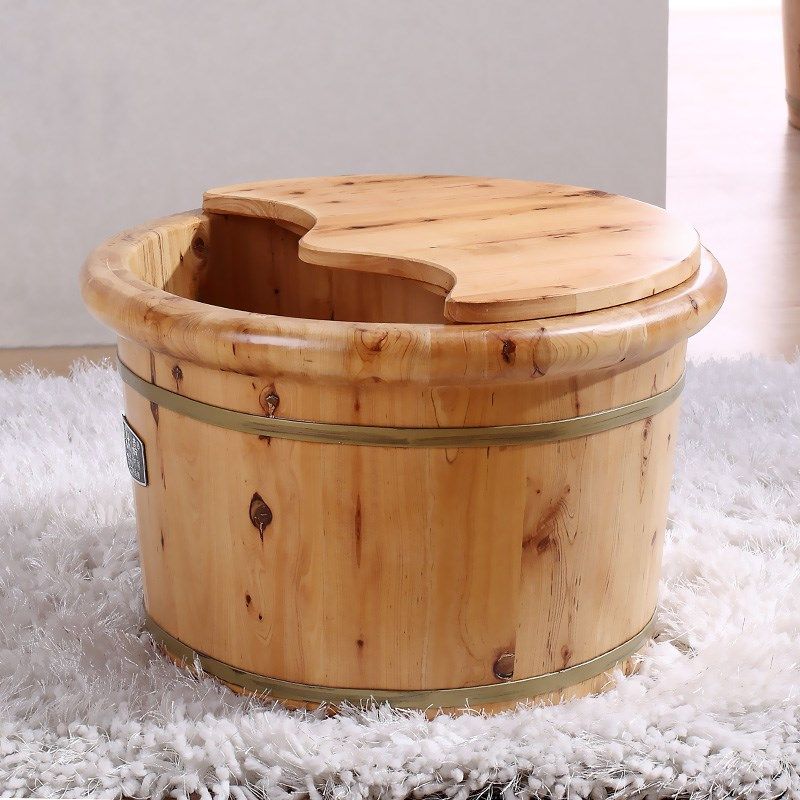 雅仕嘉木桶足浴桶木桶泡脚桶家用泡脚木桶带盖洗脚木桶木质足浴盆,淘宝优惠券,粉丝福利购,淘宝优惠卷