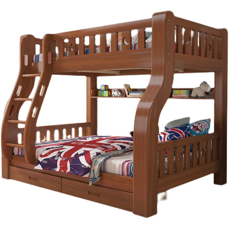 实木上下床双层床多功能高低床子母床大人上下铺木床小户型儿童床,淘宝优惠券,粉丝福利购,淘宝优惠卷