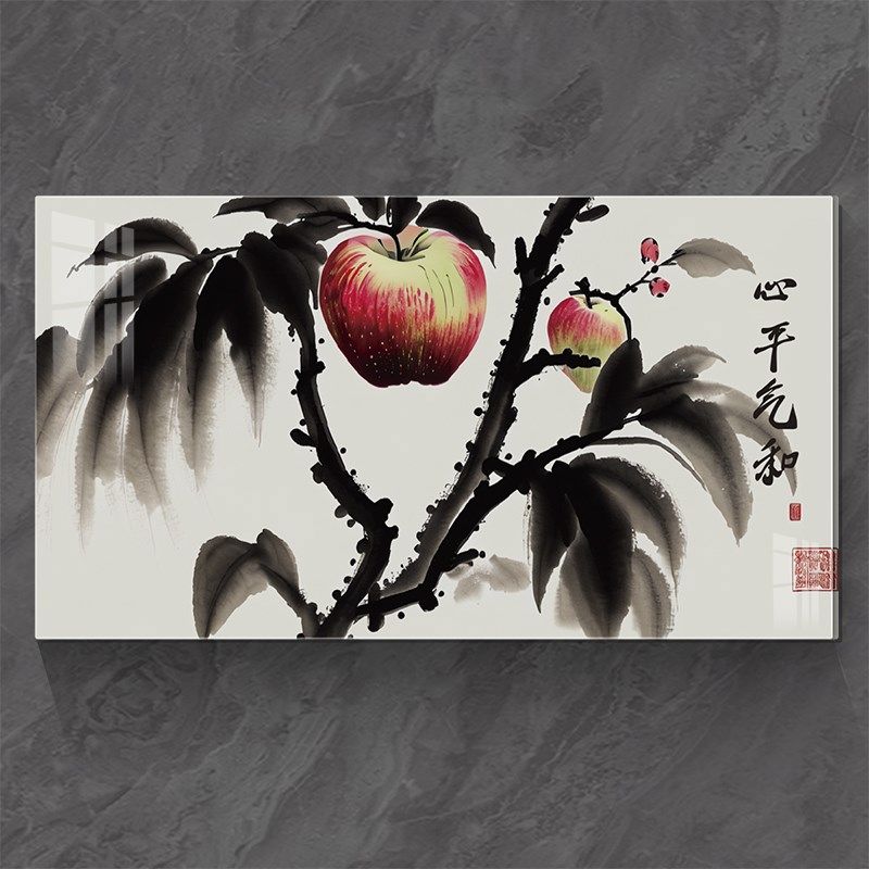 遮丑墙贴水墨画自粘3d立体亚克力餐厅客厅墙面补洞遮瑕遮挡装饰画,淘宝优惠券,粉丝福利购,淘宝优惠卷