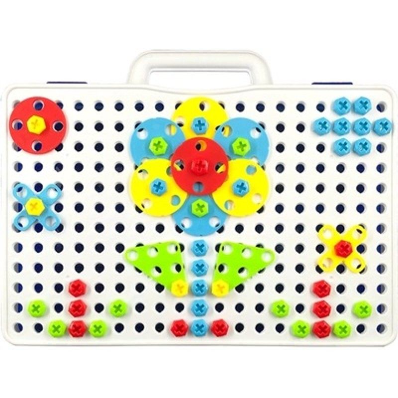 儿童电钻拧螺丝拼图螺母组合拆装玩具男女孩动手益智力工具箱,淘宝优惠券,粉丝福利购,淘宝优惠卷