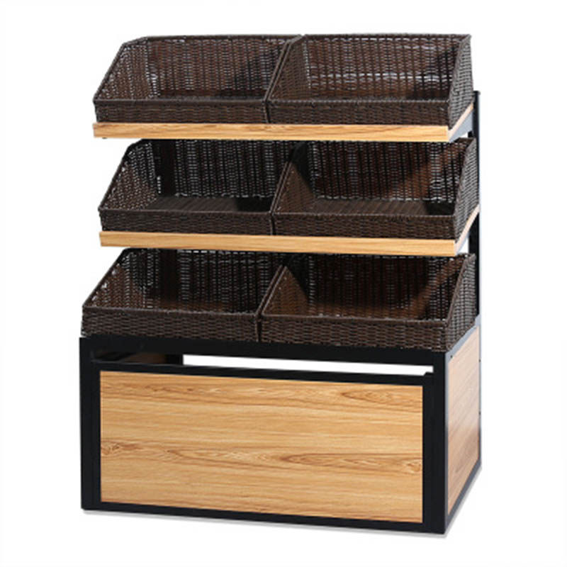 仿藤编织篮水果篮超市斜口货架篮陈列筐堆头筐蔬菜篮食品篮货架,淘宝优惠券,粉丝福利购,淘宝优惠卷