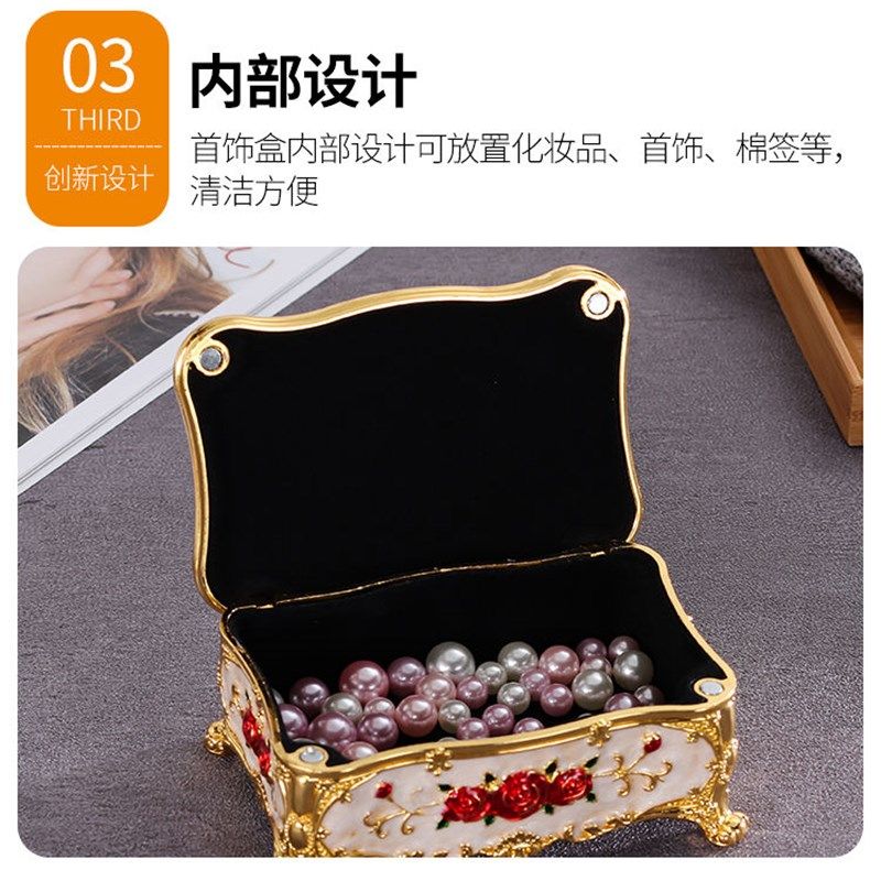 欧式雕花棉签盒滴白色镀金牙签筒牙签盒首饰盒酒店家居装饰用品,淘宝优惠券,粉丝福利购,淘宝优惠卷