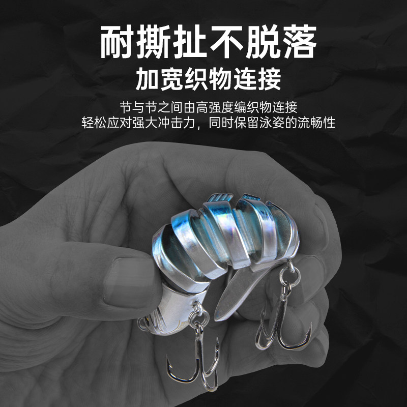 国王路亚1502多节串串鱼铅笔路亚假饵逼真泳姿3D镭射鲈鱼翘嘴鱼饵,淘宝优惠券,粉丝福利购,淘宝优惠卷