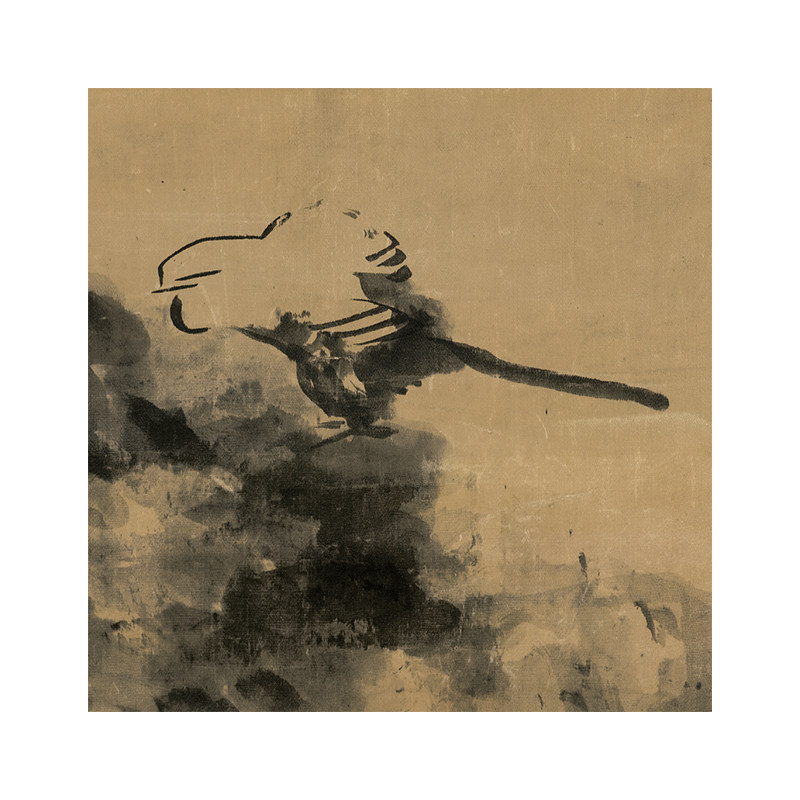 明 八大山人(朱耷)荷花双禽图 仿古名家水墨花鸟国画立轴微喷复制,淘宝优惠券,粉丝福利购,淘宝优惠卷