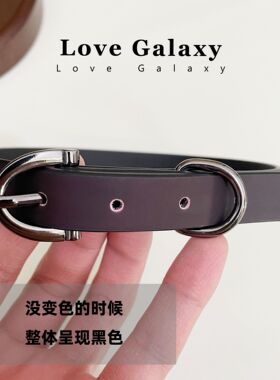 红黑温感变色皮质铃铛锁骨链男女颈带装饰项圈choker亚文化项链