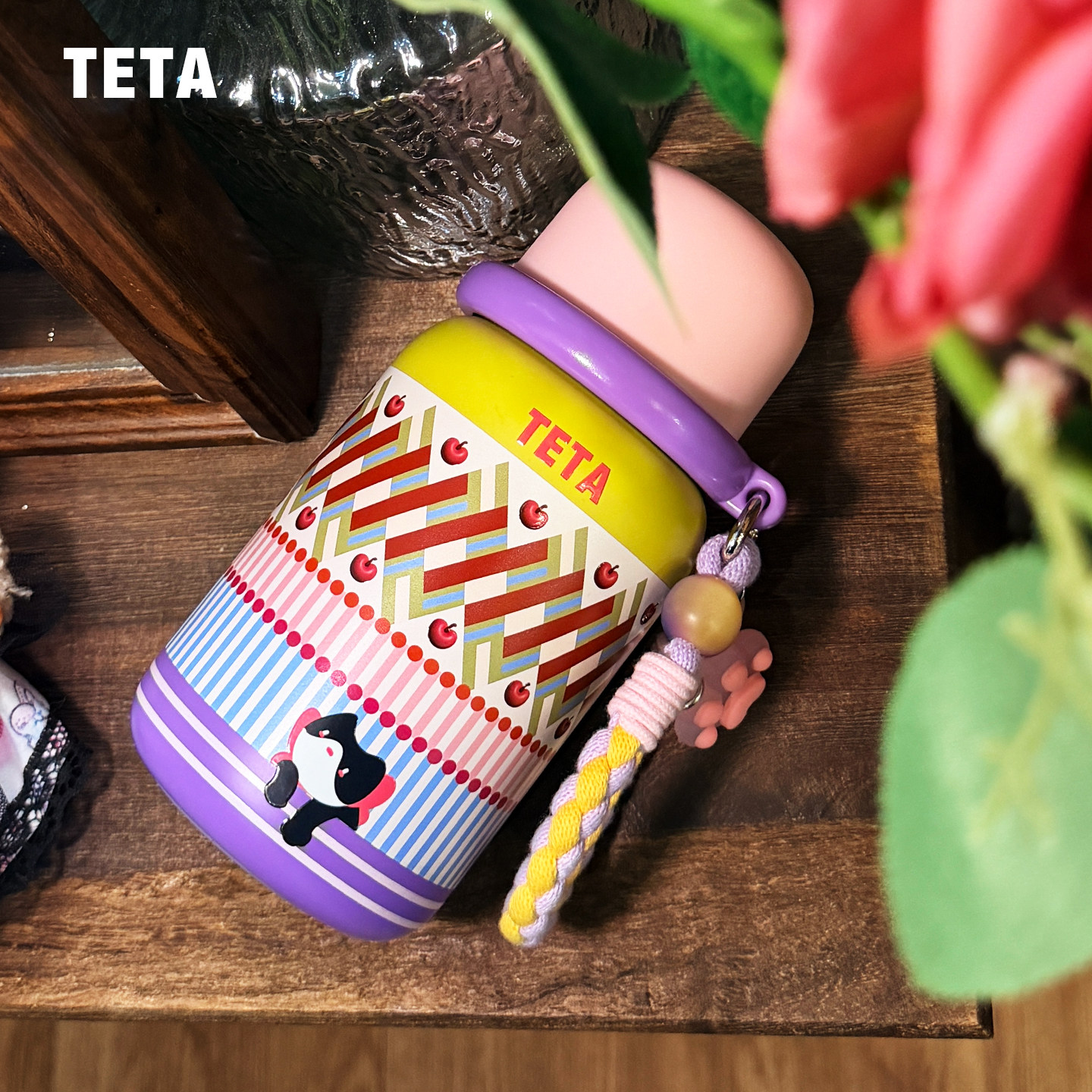 TETA随行圆盖杯外出便携女生高颜值