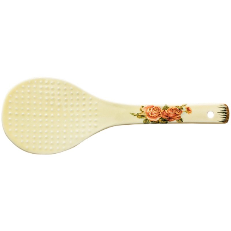 新款金玫瑰饭勺家用饭铲陶瓷添饭勺米饭勺子电饭煲盛饭勺易清洗,淘宝优惠券,粉丝福利购,淘宝优惠卷