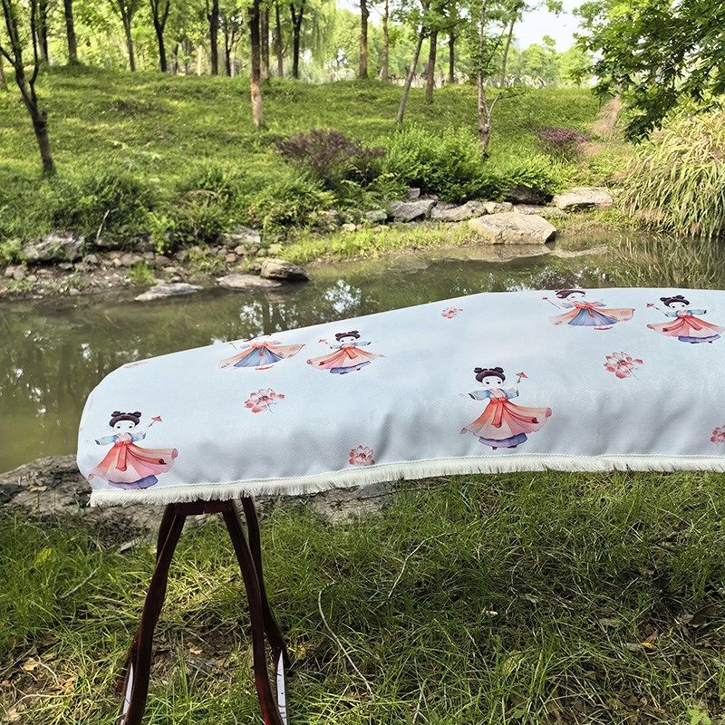 女孩可爱古筝套防尘罩儿童高档卡通敦煌古风古筝防尘罩163盖布,淘宝优惠券,粉丝福利购,淘宝优惠卷