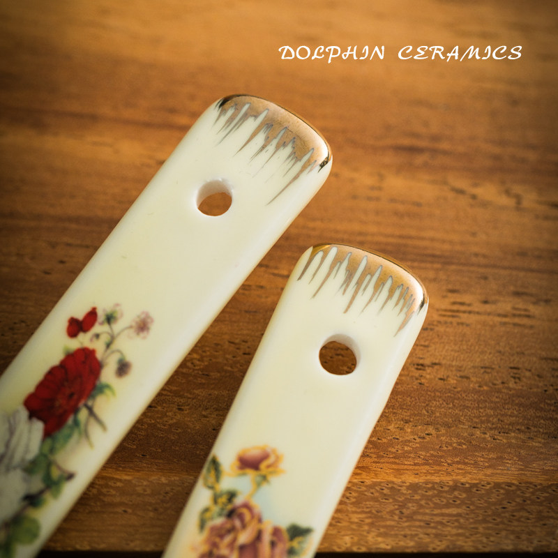 新款金玫瑰饭勺家用饭铲陶瓷添饭勺米饭勺子电饭煲盛饭勺易清洗,淘宝优惠券,粉丝福利购,淘宝优惠卷