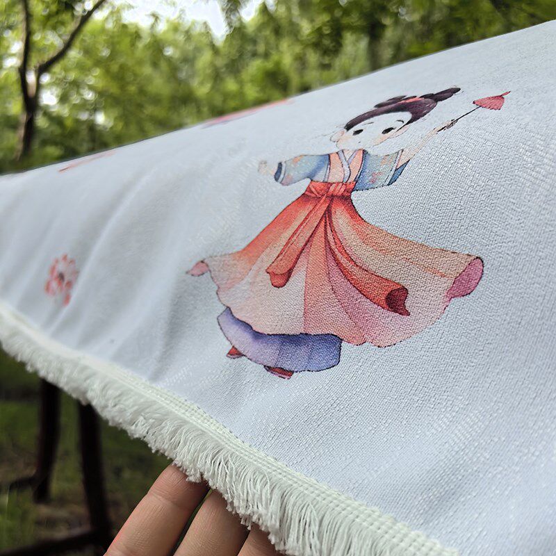 女孩可爱古筝套防尘罩儿童高档卡通敦煌古风古筝防尘罩163盖布,淘宝优惠券,粉丝福利购,淘宝优惠卷