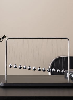 牛顿摆件撞球解压反重力摆球办公室桌面工位电视酒柜创意装饰品