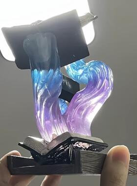 魔法骰子塔书装饰摆饰设计树脂设计家居模型魔法创新个性装饰摆饰