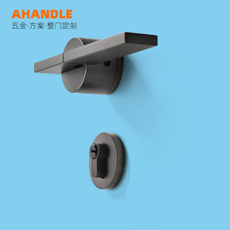 简约日式分体锁木门房门卧室门把手家用机械家用锁具静音门锁全套,淘宝优惠券,粉丝福利购,淘宝优惠卷