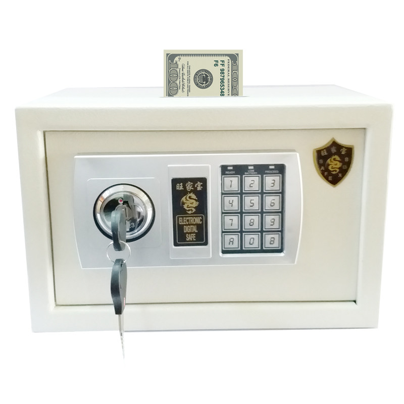 Office commercial supermarket hotel hotel password cash box mini safe 20 coin cashier safe