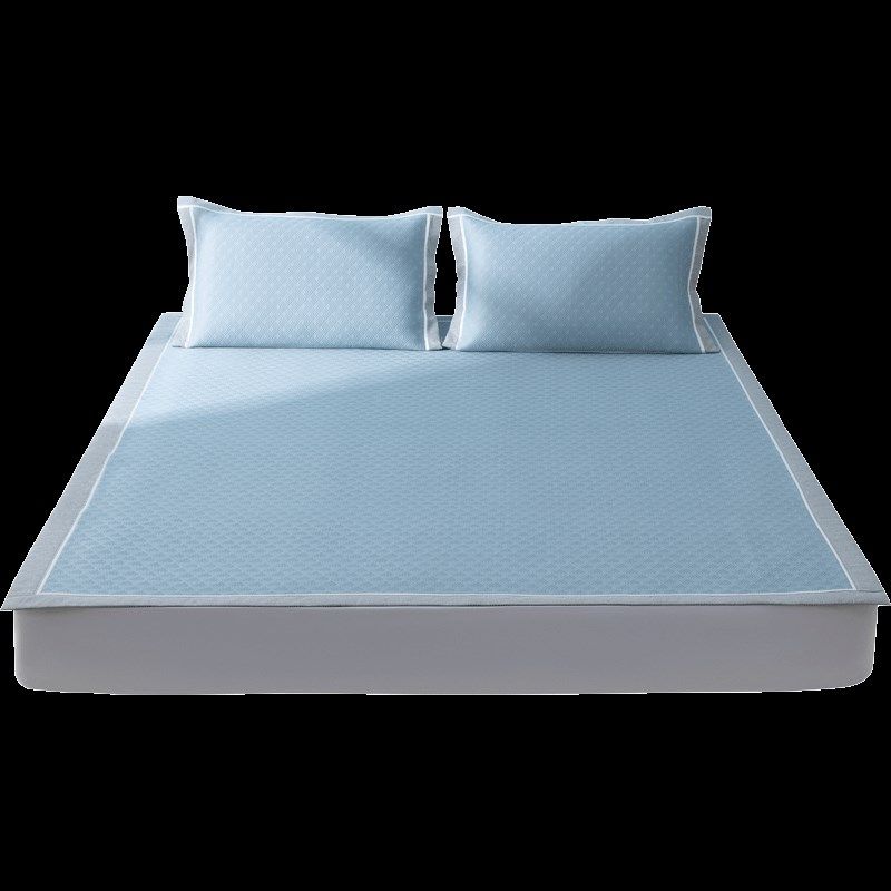 老席匠高端加厚冰丝凉席夏季可水洗机洗三件套夏天软凉席子夏凉席,淘宝优惠券,粉丝福利购,淘宝优惠卷