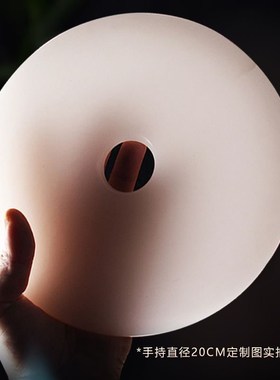 白玉天然玉石摆件吉祥如意平安扣客厅玄关办公室乔迁送礼新房装饰