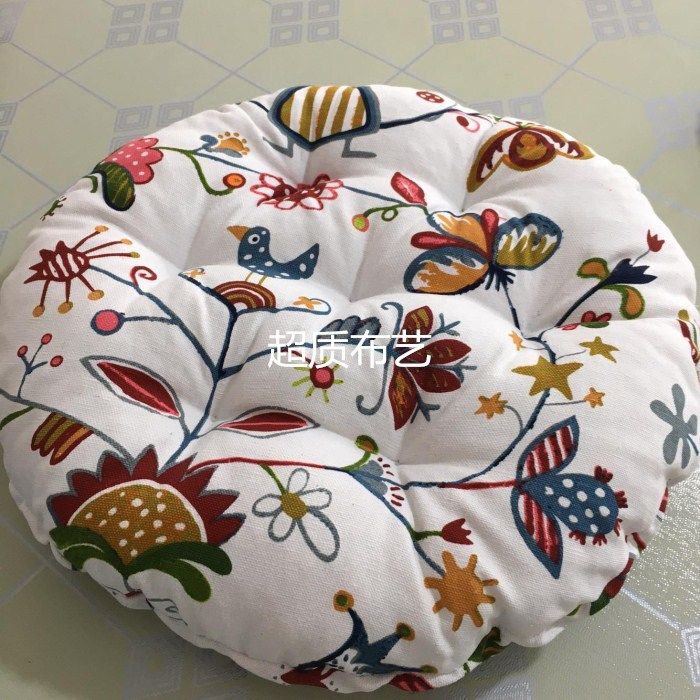 帆布圆形板凳坐垫套罩 藤编蒲团 茶庄圆柱椅垫 棉垫松紧带吧台椅,淘宝优惠券,粉丝福利购,淘宝优惠卷