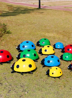 昆虫七星瓢虫组合玻璃钢雕塑商庭院商场楼盘小区园林草坪甲虫摆件